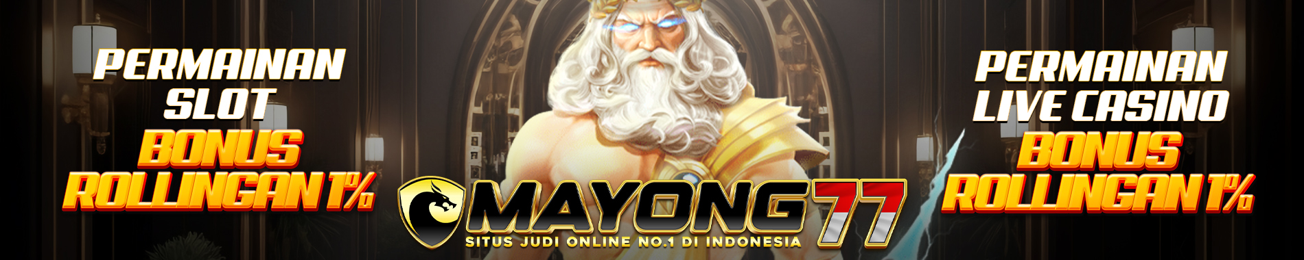 Komisi slot dan livecasino 1% di Mayong77